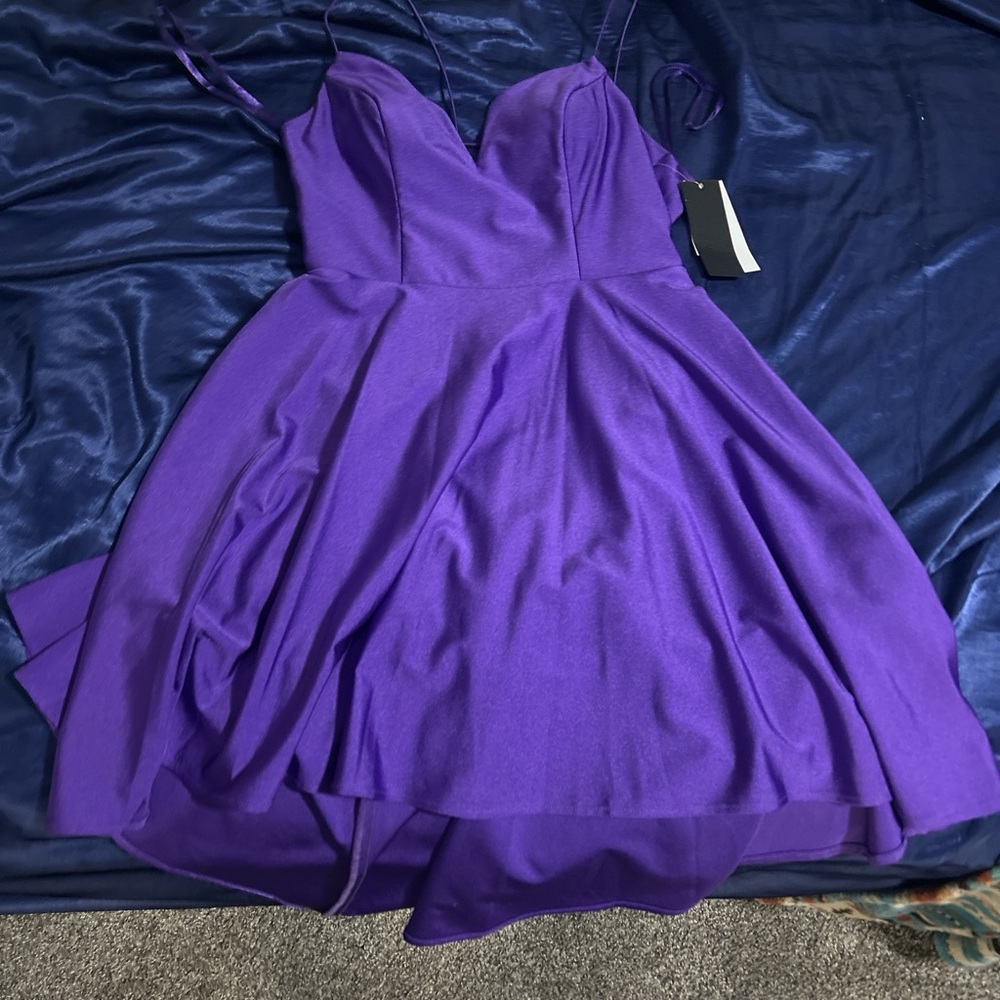 Macy's Purple Prom Dress